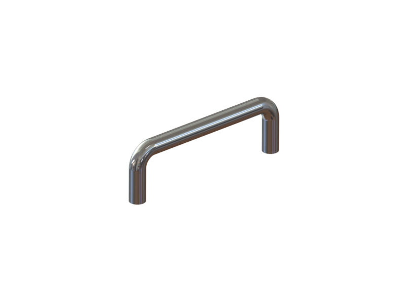Puxador Met�lico em U 96mm entre furos.